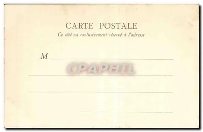 Bourges — Statua Jaka Coeur — B. F., Paryż — Rewers