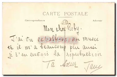 Muzeum w Dijonie — Le Glas (Par L. Galliac) — nr 34 — Rewers