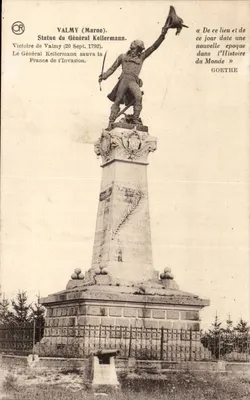 Valmy (Marne) — Estátua do Geral Kellermann — Edições OR, Ch. Bruchés
