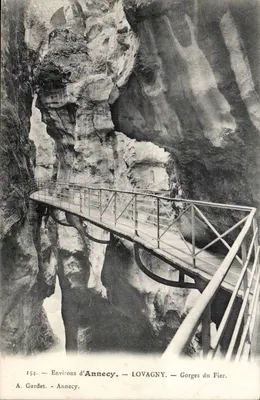 Gorges do Fier — Lovagny — Arredores de Annecy — A. Gardet, n°154