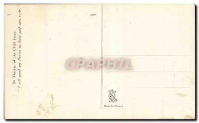 A Béthérèse do Menino Jesus — retrato religioso — editor Dewail — Verso