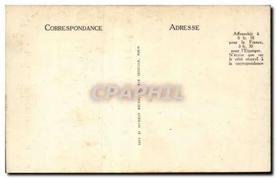 Antica Abbazia di Jumièges — La Chiesa di Notre-Dame, lato Sud — Editore N. Lety & N. Letellier, Parigi, n° 53 — Verso