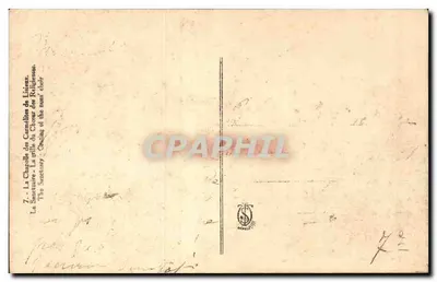 La Cappella delle Carmelitane di Lisières — Santuario — Cappella delle Religiose — Verso