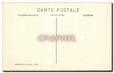 Vire — Ruínas do Velho Castelo (Construído no Século X) — Edições H. Ermice — Verso