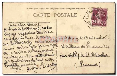 Obernai — Ninho de Cegonhas — Editor não identificado, n° 15 — Verso