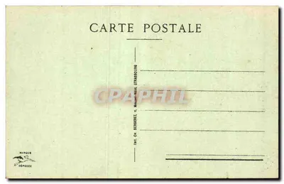 Colmar - Maison des Têtes — editor Ch. Bergeret, Strasbourg — Verso