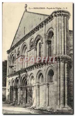 Surgères - Fachada da Igreja — L. C. n° 57