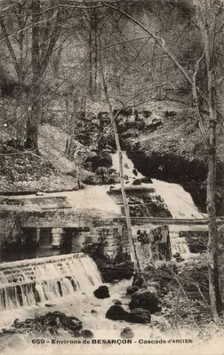 Arredores de BESANÇON — Cachoeira de ARCIER — n° 659