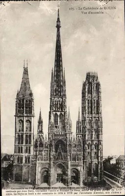 La Cathédrale de ROUEN — Vue d'ensemble — Cartes "La Cigogne", Rouen
