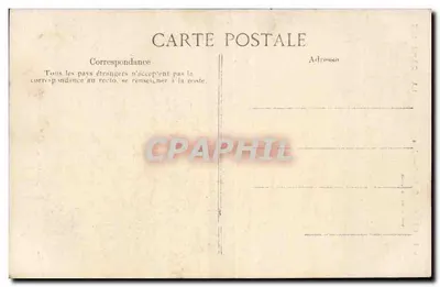 Caen — Kościół św. Jana — szczegół wieży — La Normandie — Rewers