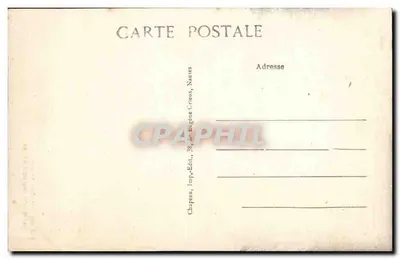 Le Croisic (Loire-Inf.) — Wieża kościoła, strona południowa — Chapeau, Wydawca, 38, ulica Eugène Crioux, Nantes — Rewers