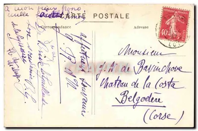 Roc-Amador - Rampes Nouvelles e Castelo — Carta postal n°47 — Verso