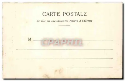 Rocamadour — Wewnętrzna dziedzina — widok zamek i skała — Phototype Labouché Frères, Toulouse, n°12 — Rewers