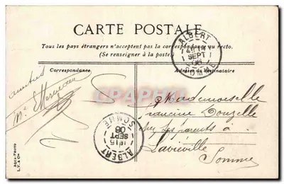 Dijon, Katedra Świętego Benignego — wydawca L.V. & Cie, n°419 — Rewers