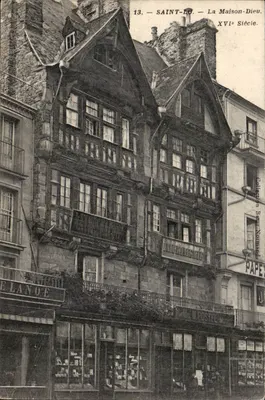 Saint-Lô — A Maison-Dieu, Século XVI — Coleção Bazin Normand