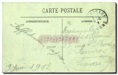 Chantilly — A Igreja de Nossa Senhora — editor desconhecido, n° 63 — Verso