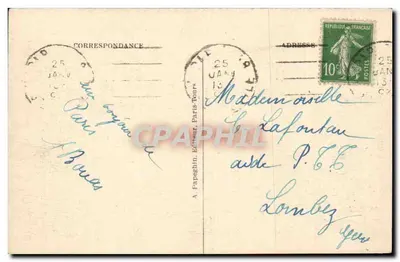 PARIS — De Station van het Oosten — A.P. Eastern Railway Station — Achterkant