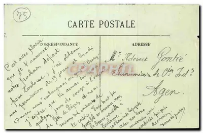 Parijs — De brug van Iéna en het Trocadéro — LL. — nr. 850 — Achterkant