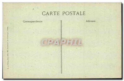 Rue Charlot, 38 — Portaal van een zeer oude huis opvallend door het balkenplafond — E. La Deley, Parijs — Achterkant