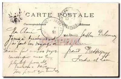Parijs — Boulevard de Strasbourg — C.M. 999 — Achterkant