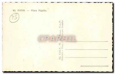 पिगाल प्लेस - पेरिस 3e - चैपिटो थिएटर — पीछे