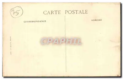 Desfile del General Pershing en París — 14 de julio de 1919 — Editor B.D. — Reverso