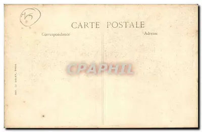 As Fiestas da Vitória em Paris — 14 Julho 1919 — Antes do Desfile — Os Marechais Pétain & Foch — Verso