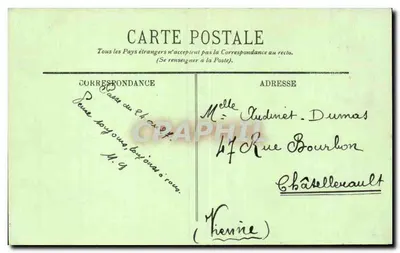 Paryż — Boulevar des Italiens i Kawiarnia Riche — LL. — Rewers
