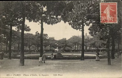 Paris — Place d'Italie, o Square — ND Phot. n°623
