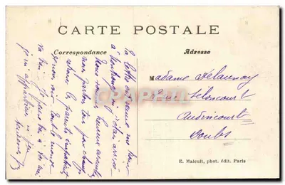 Parijs — De Place de la République — E. Maleult, fot. edit. Parijs, n° 5036 — Achterkant