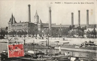 PARIS — Cảnh quan chụp từ Bến Austerlitz — Nhà xuất bản CIR số 70