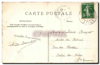 PARIS — Sąd Handlowy i Konciergeria — C.E.D. — Rewers