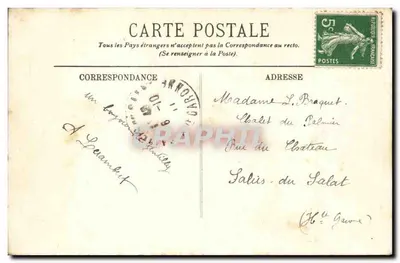 PARIJS — Het Palais du Luxembourg — LL. — n° 158 — Achterkant