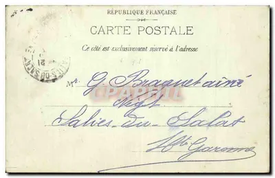 Paris — Exposition universelle de 1900 — Pavillon de la Ville de Paris — Verso