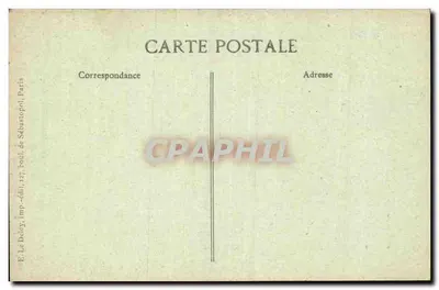 Paris de outrora — Antigo Hotel de M. de Choiseul, Rua Saint-Romain, 4 — E. Le Dolecy, Paris — Verso