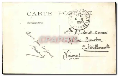 Paris — A Estação de Lyon — C. M. — Verso
