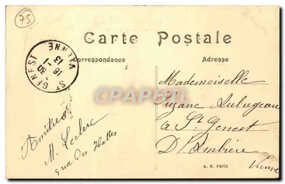 Parijs — Boulevard des Capucines — onbekende uitgever, n° 24 — Achterkant
