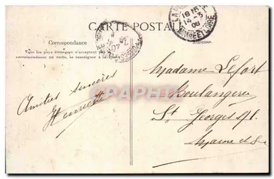 Service des Messageries — LE PETIT JOURNAL — Publication diverses — Verso
