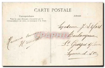 Bureau de l'Administrateur-délégué — Directeur de la Rédaction — Le Petit Journal — Verso