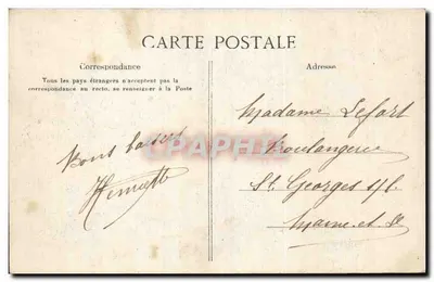 Imprimerie Administrative et Service du Patron — LE PETIT JOURNAL — éditeur non visible — Verso