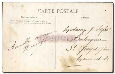 Service de la Papeterie — Le Petit Journal — éditeur non visible — Rückseite