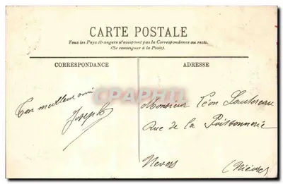 Paris — O Boulevard Saint-Martin — LL — Verso