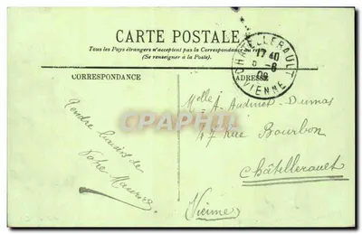 Paris (VIe) — Lycée St-Louis, boulevard St-Michel — LL. — Verso