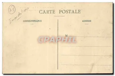 Paris’in Su baskını, Ocak-Şubat 1910 — Grenelle Bulvarı — Vandenbove, Liencourt — Arka yüz