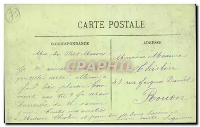 Powodzie w Paryżu (Styczeń 1910) — Rower na ulicy Bucherie — LL — Rewers