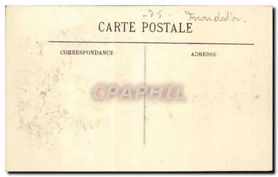 Inondations de Paris — Janvier 1910 — Sauvetage Quai des Tournelles — LL — Verso