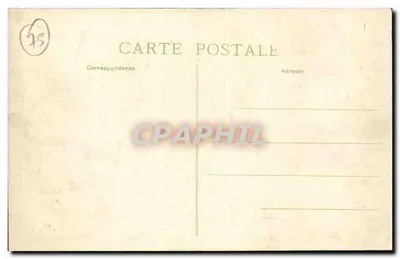 Paris-Venise — Inondations 1910 — Rue Poulletier — Verso