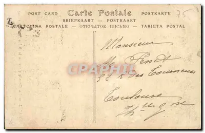 PARIS — A Grande Cheia do Sena (Janeiro 1910) — ND Pict. — Verso