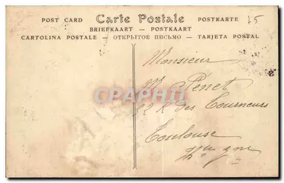 Paris — A Grande Cheia do Sena (janeiro de 1910) — Inundação do Restaurante Ledoyen, Avenida dos Campos Elísios — ND Phot. — Verso