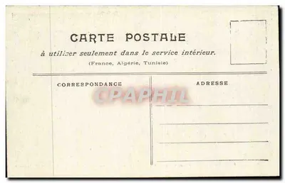 Antieke ansichtkaart van Parijs onder water (januari 1910) — Automobielbootje, rue de l'Université — Verzamelaar Lurde, n° 51268 — Achterkant